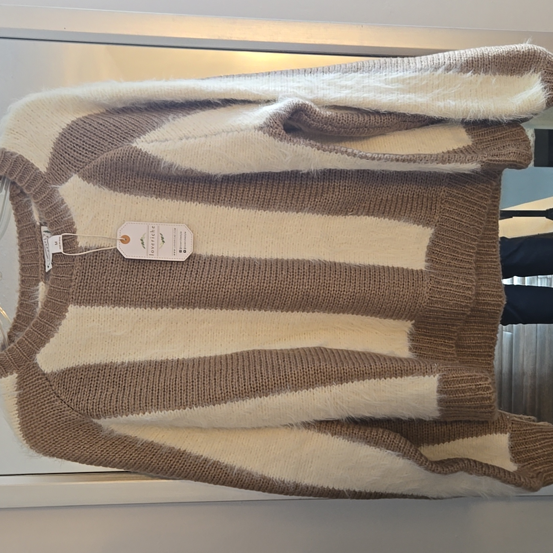 Loveriche Fuzzy Sweater Sz M